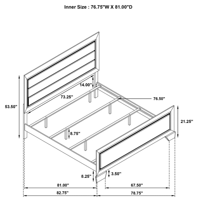 Kauffman Panel Bed - Home Furniture And More (Brentwood, MD)
