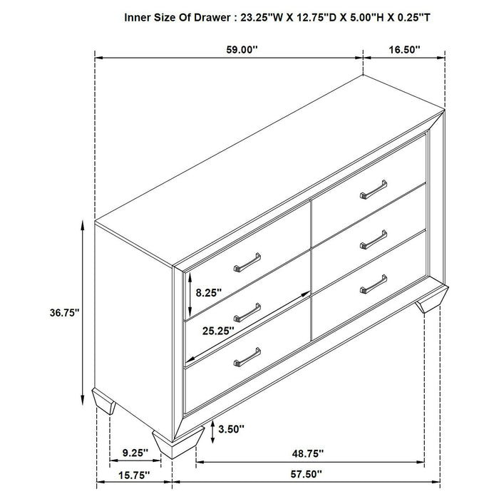Kauffman Dresser - Home Furniture And More (Brentwood, MD)