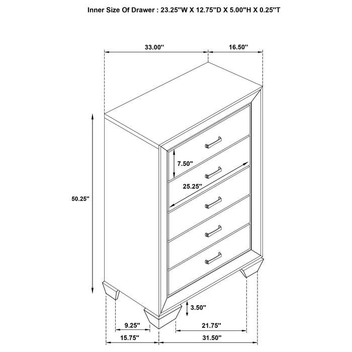 Kauffman Chest of Drawers - Home Furniture And More (Brentwood, MD)