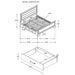 Kauffman Panel Platform Storage Bed - Home Furniture And More (Brentwood, MD)