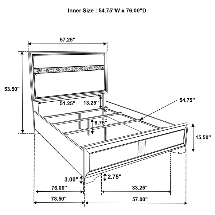 Miranda Bedroom Set - Home Furniture And More (Brentwood, MD)