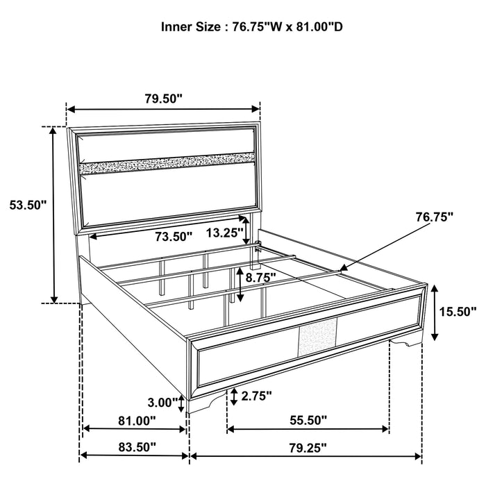 Miranda Bedroom Set - Home Furniture And More (Brentwood, MD)