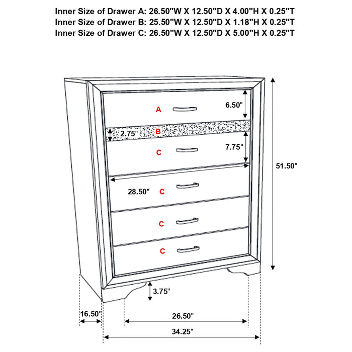Miranda Bedroom Set - Home Furniture And More (Brentwood, MD)