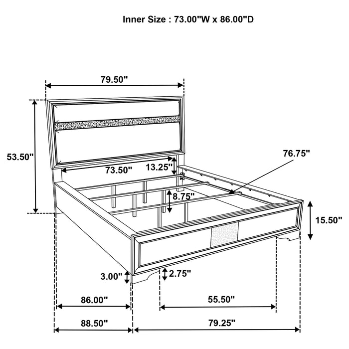 Miranda Bedroom Set - Home Furniture And More (Brentwood, MD)