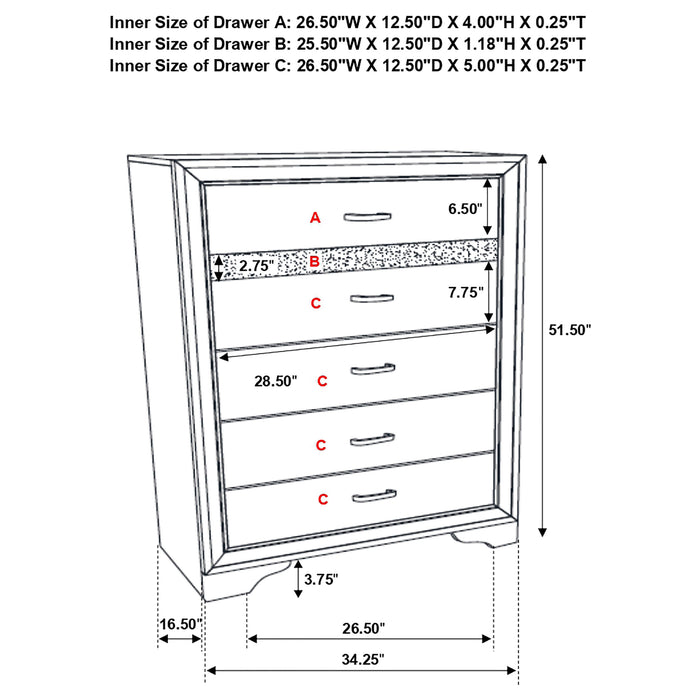 Miranda Bedroom Set - Home Furniture And More (Brentwood, MD)