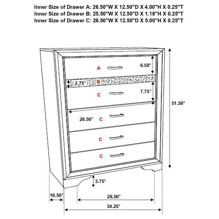 Miranda Bedroom Set - Home Furniture And More (Brentwood, MD)