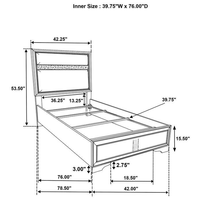 Miranda Bedroom Set - Home Furniture And More (Brentwood, MD)