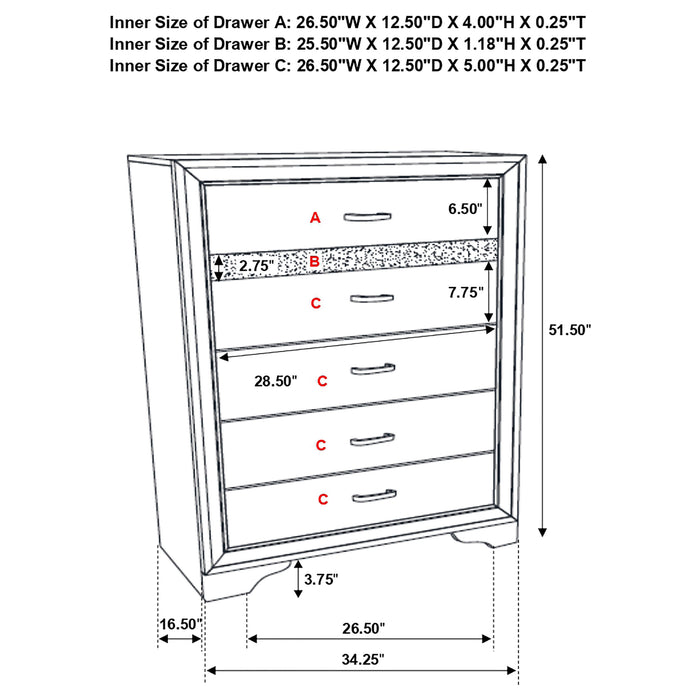 Miranda Bedroom Set - Home Furniture And More (Brentwood, MD)