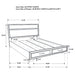 Miranda Panel Platform Storage Bed - Home Furniture And More (Brentwood, MD)