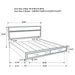 Miranda Panel Platform Storage Bed - Home Furniture And More (Brentwood, MD)