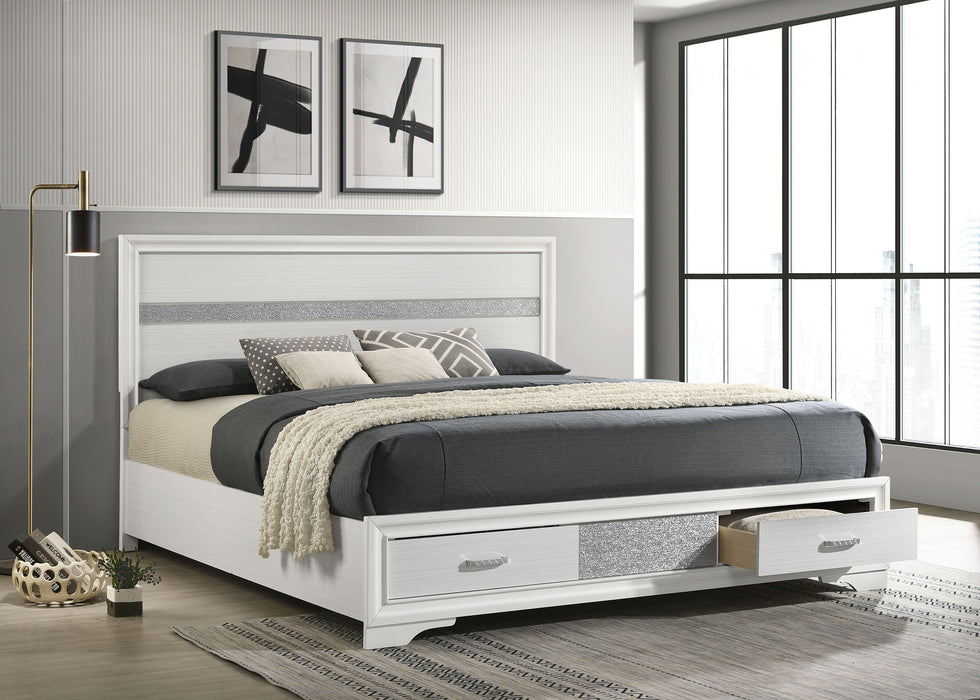 Miranda Panel Platform Storage Bed - Home Furniture And More (Brentwood, MD)