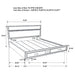 Miranda Panel Platform Storage Bed - Home Furniture And More (Brentwood, MD)