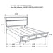 Miranda Panel Platform Storage Bed - Home Furniture And More (Brentwood, MD)
