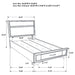 Miranda Panel Platform Storage Bed - Home Furniture And More (Brentwood, MD)