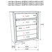 Miranda Chest of Drawers - Home Furniture And More (Brentwood, MD)