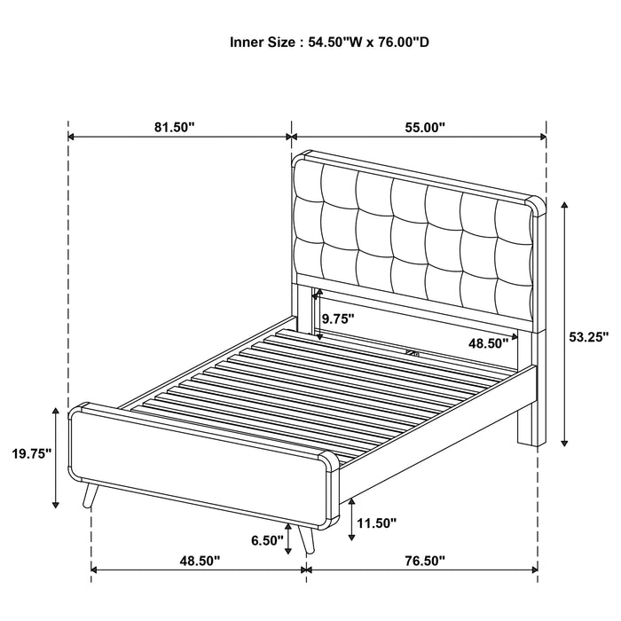 Robyn Panel Platform Bed - Home Furniture And More (Brentwood, MD)