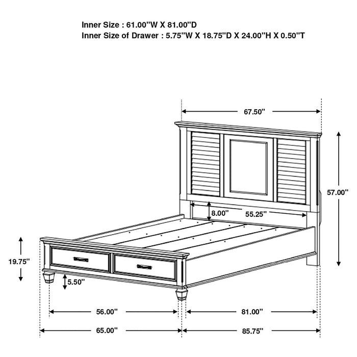 Franco Bedroom Set - Home Furniture And More (Brentwood, MD)