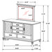 Franco Dresser with Mirror - Home Furniture And More (Brentwood, MD)