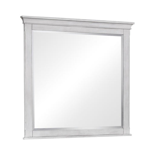 Franco Rectangular Dresser Mirror Antique White - Home Furniture And More (Brentwood, MD)