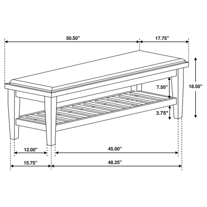 Franco Bedroom Bench - Home Furniture And More (Brentwood, MD)