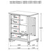 Franco Door Chest - Home Furniture And More (Brentwood, MD)