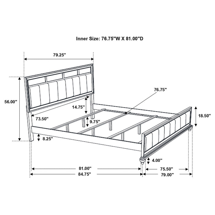 Barzini Bedroom Set - Home Furniture And More (Brentwood, MD)
