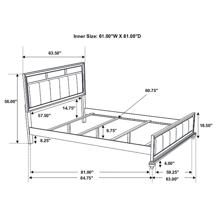 Barzini Bedroom Set - Home Furniture And More (Brentwood, MD)