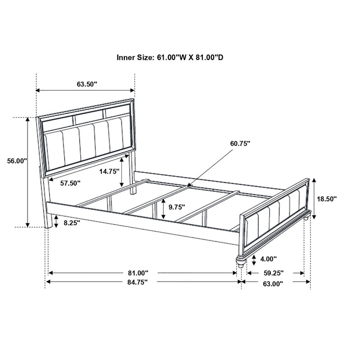 Barzini Bedroom Set - Home Furniture And More (Brentwood, MD)