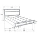Miranda Panel Platform Storage Bed - Home Furniture And More (Brentwood, MD)