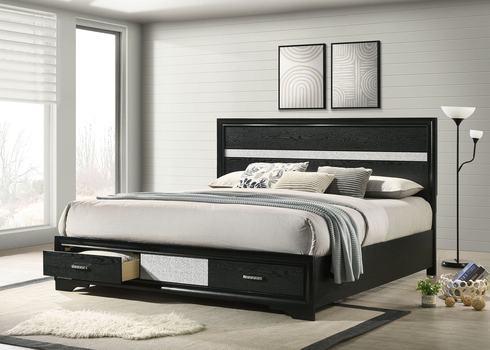 Miranda Panel Platform Storage Bed - Home Furniture And More (Brentwood, MD)