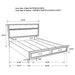 Miranda Panel Platform Storage Bed - Home Furniture And More (Brentwood, MD)