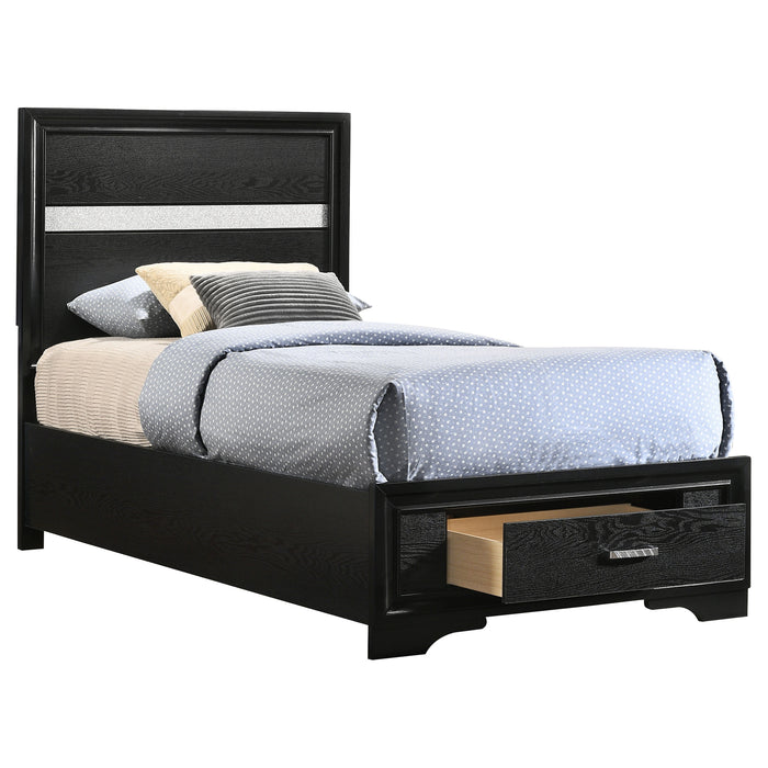 Miranda Panel Platform Storage Bed - Home Furniture And More (Brentwood, MD)