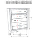 Miranda Chest of Drawers - Home Furniture And More (Brentwood, MD)