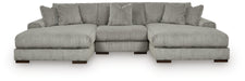 Lindyn Sectional with Double Chaise - Home Furniture And More (Brentwood, MD)