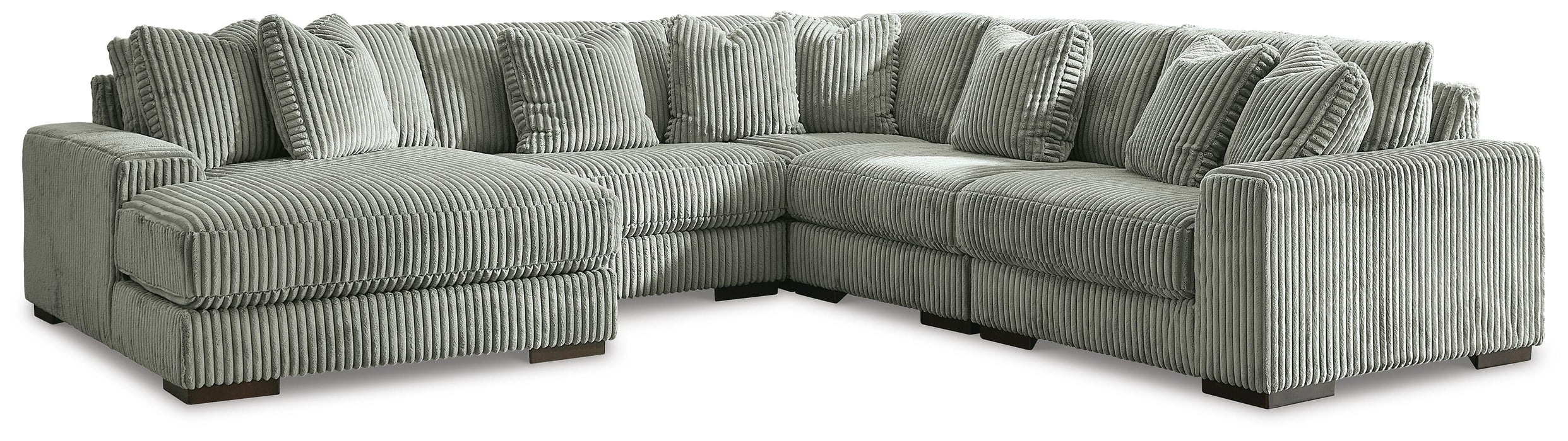 Lindyn Sectional with Chaise - Home Furniture And More (Brentwood, MD)