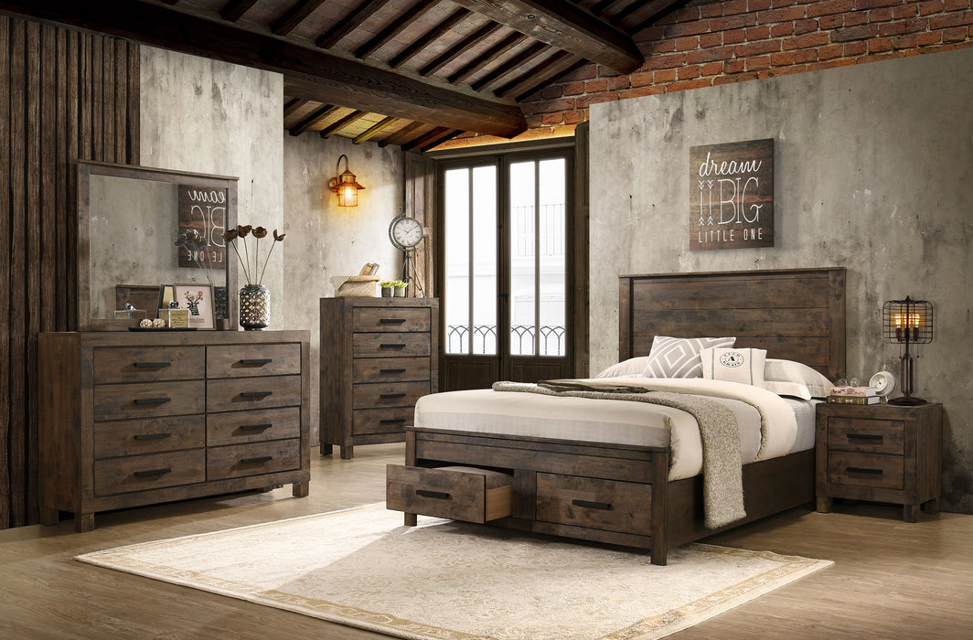 Woodmont Panel Platform Storage Bed - Home Furniture And More (Brentwood, MD)