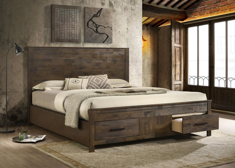 Woodmont Panel Platform Storage Bed - Home Furniture And More (Brentwood, MD)