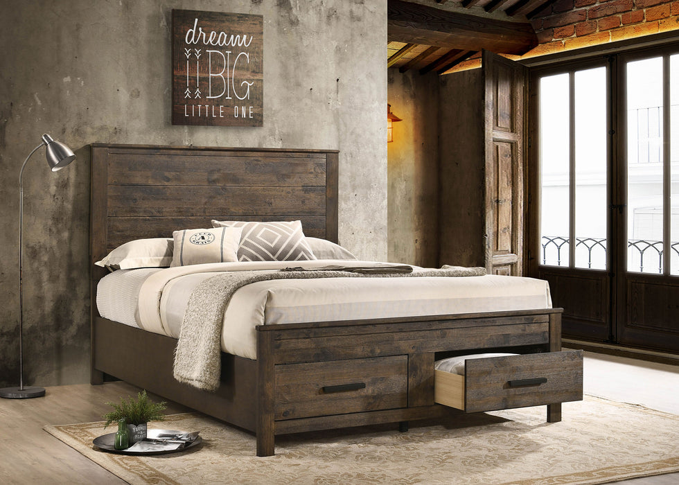 Woodmont Panel Platform Storage Bed - Home Furniture And More (Brentwood, MD)