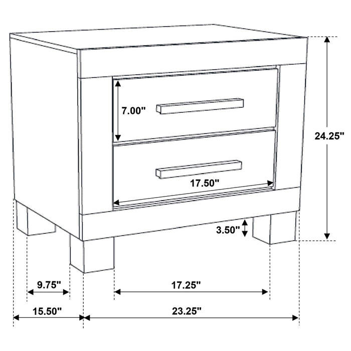 Woodmont Nightstand - Home Furniture And More (Brentwood, MD)