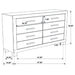 Woodmont Dresser - Home Furniture And More (Brentwood, MD)