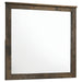 Woodmont Rectangle Dresser Mirror Rustic Golden Brown - Home Furniture And More (Brentwood, MD)
