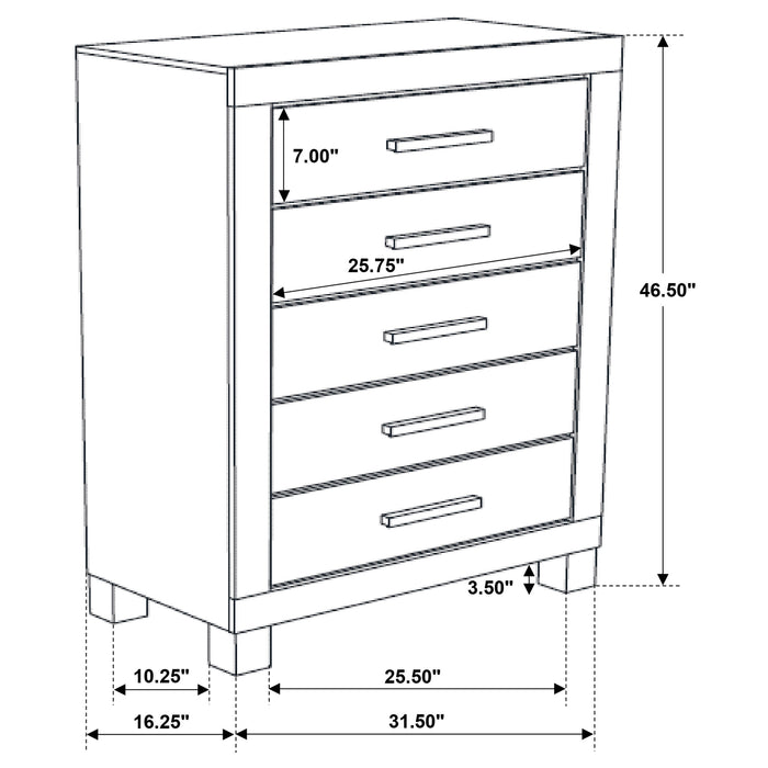 Woodmont Chest of Drawers - Home Furniture And More (Brentwood, MD)