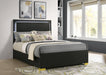 Marceline Panel Bed with LED Lighting - Home Furniture And More (Brentwood, MD)