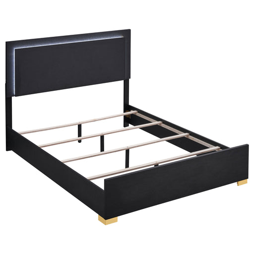 Marceline Panel Bed with LED Lighting - Home Furniture And More (Brentwood, MD)