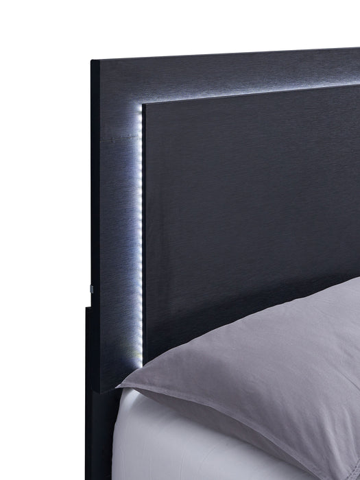 Marceline Panel Bed with LED Lighting - Home Furniture And More (Brentwood, MD)