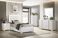 Marceline Panel Bed with LED Lighting - Home Furniture And More (Brentwood, MD)