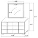 Marceline Dresser with Mirror - Home Furniture And More (Brentwood, MD)