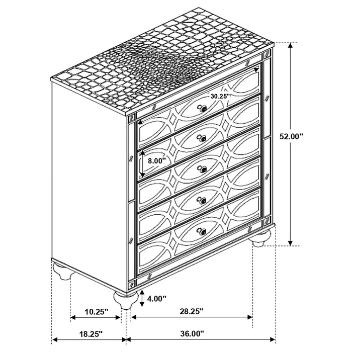 Gunnison Chest of Drawers - Home Furniture And More (Brentwood, MD)