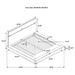 Winslow Panel Platform Bed - Home Furniture And More (Brentwood, MD)