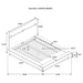 Winslow Panel Platform Bed - Home Furniture And More (Brentwood, MD)